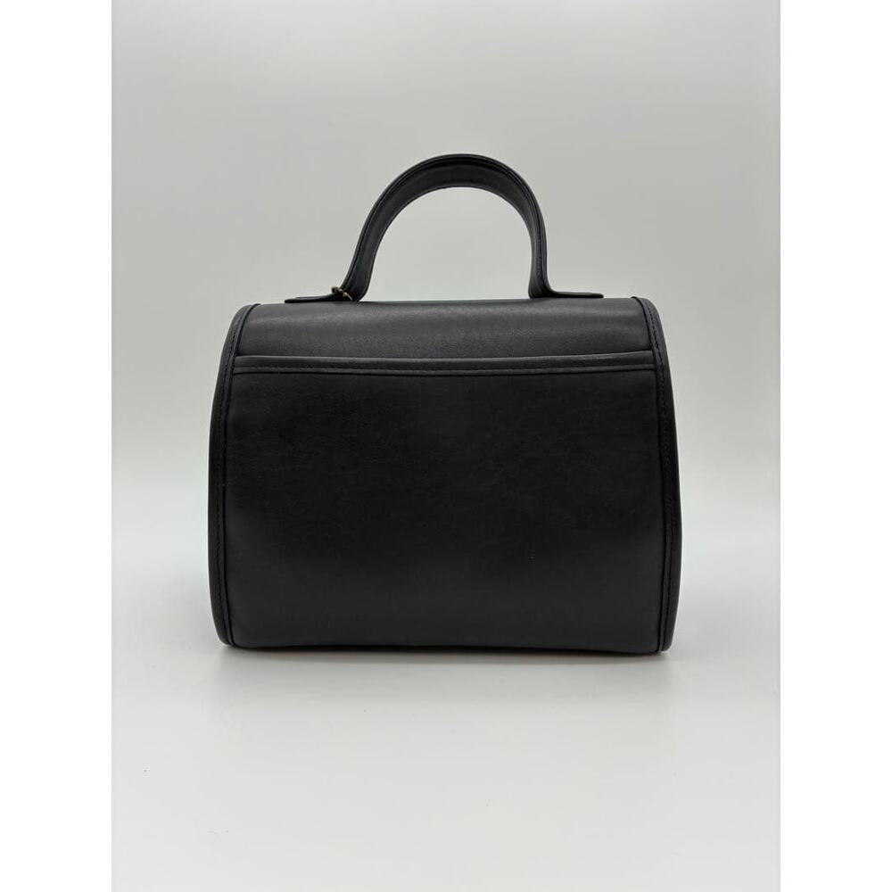 Rare Vintage Coach Manor Bag Navy Gorgeous Silky soft - Picture 10 of 15